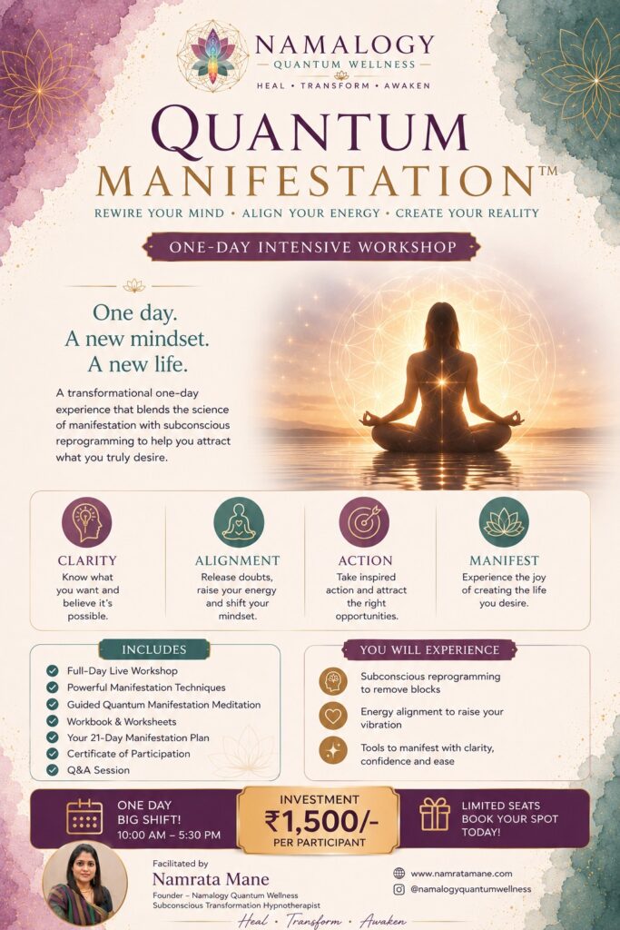 QUANTUM MANIFESTATION™ – One-Day Intensive Workshop